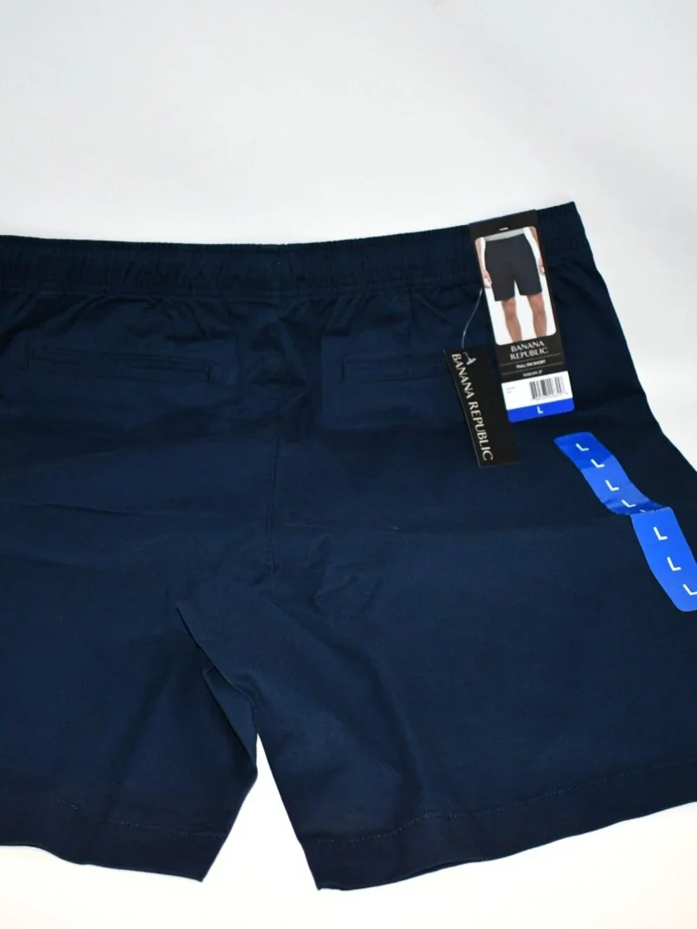 Banana Republic Men’s Pull On Shorts Navy Size L 8
